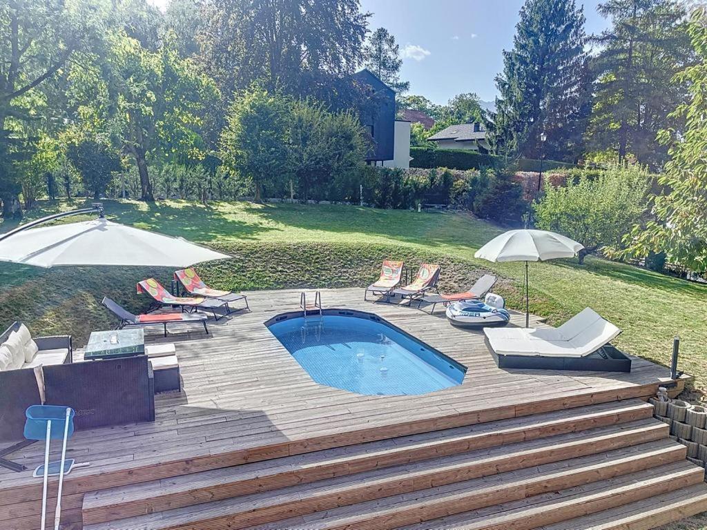 Appartement Moderne Avec Terrasse Et Piscine A Chatel Sur Bex Εξωτερικό φωτογραφία