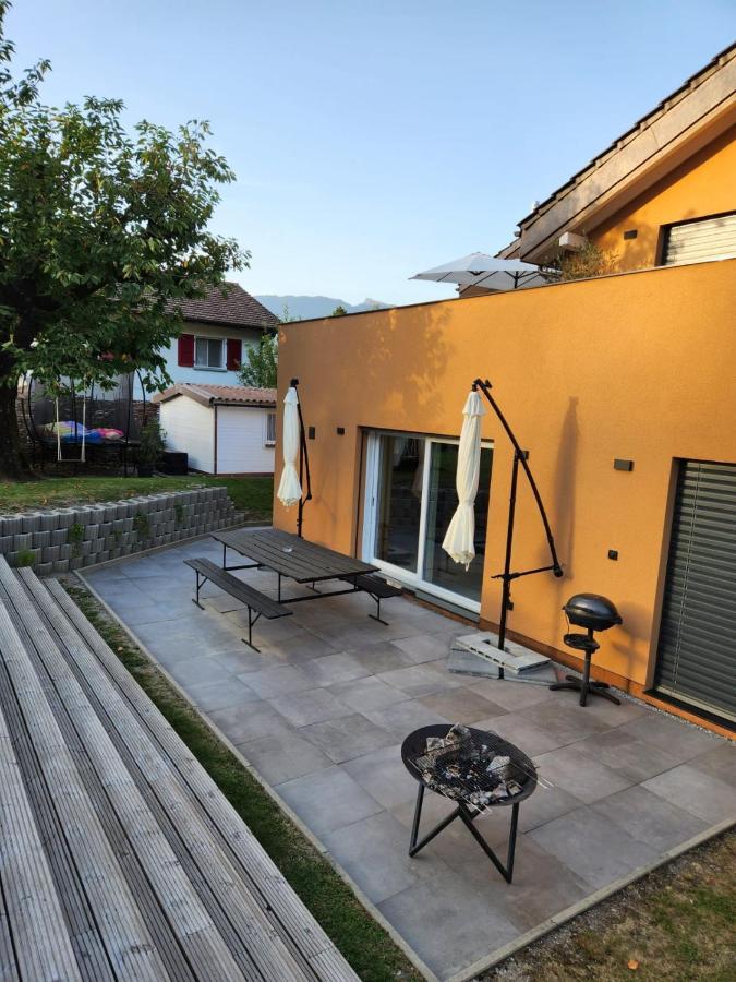 Appartement Moderne Avec Terrasse Et Piscine A Chatel Sur Bex Εξωτερικό φωτογραφία
