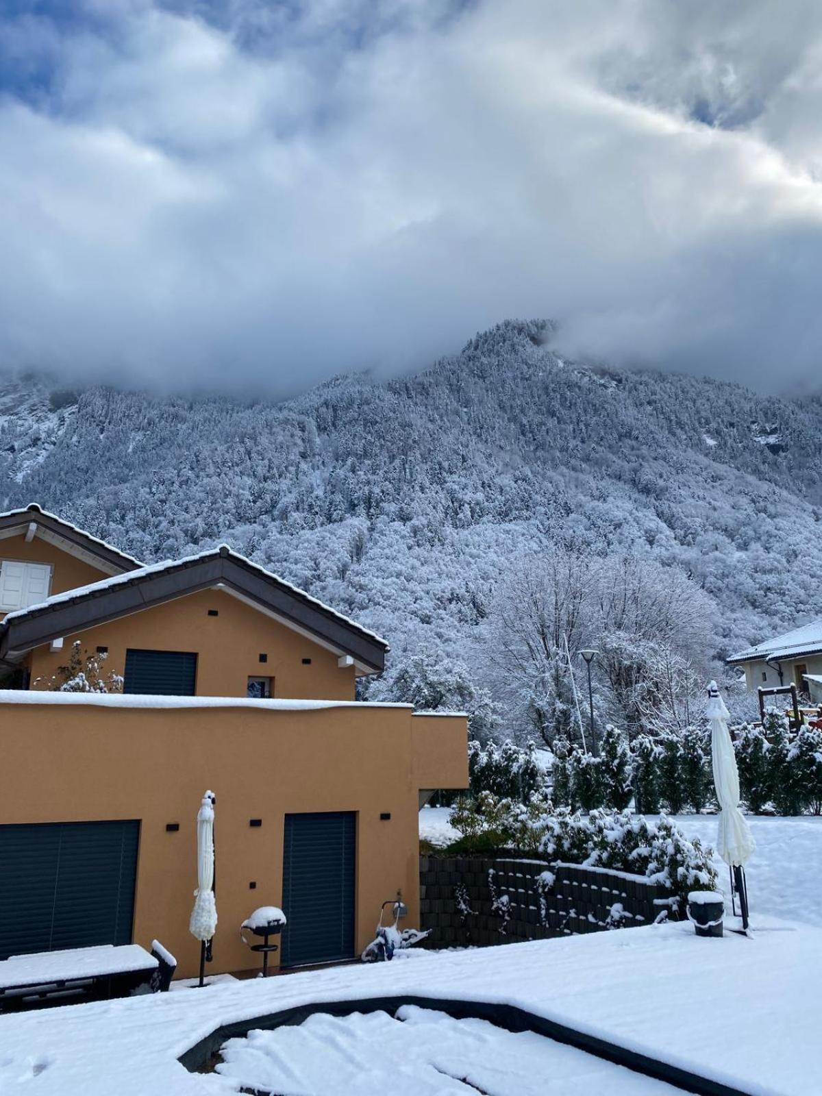 Appartement Moderne Avec Terrasse Et Piscine A Chatel Sur Bex Εξωτερικό φωτογραφία